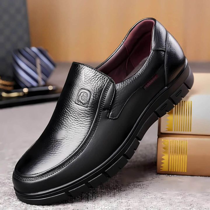 Heren Instap Loafers - Apron Toe met Profielzool