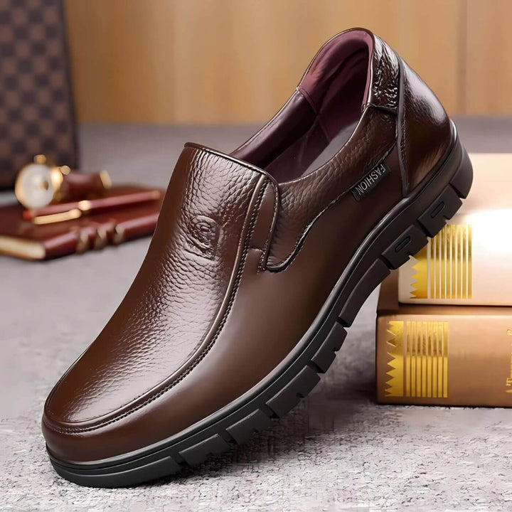 Heren Instap Loafers - Apron Toe met Profielzool