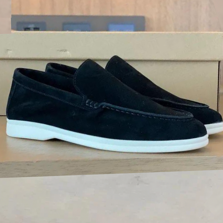 Heren Instaploafers - Mocassinneus met Witte Zool