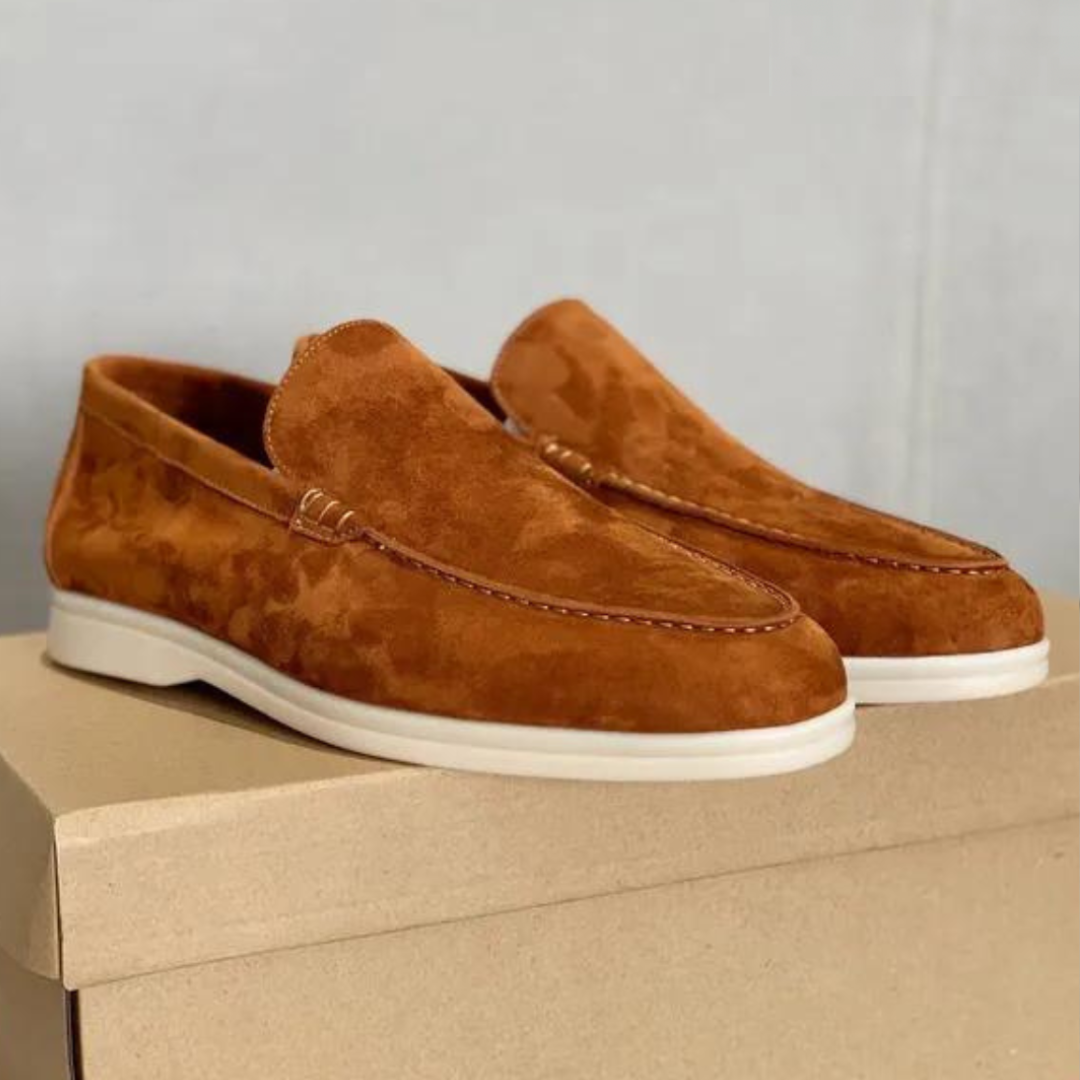 Heren Instaploafers - Mocassinneus met Witte Zool