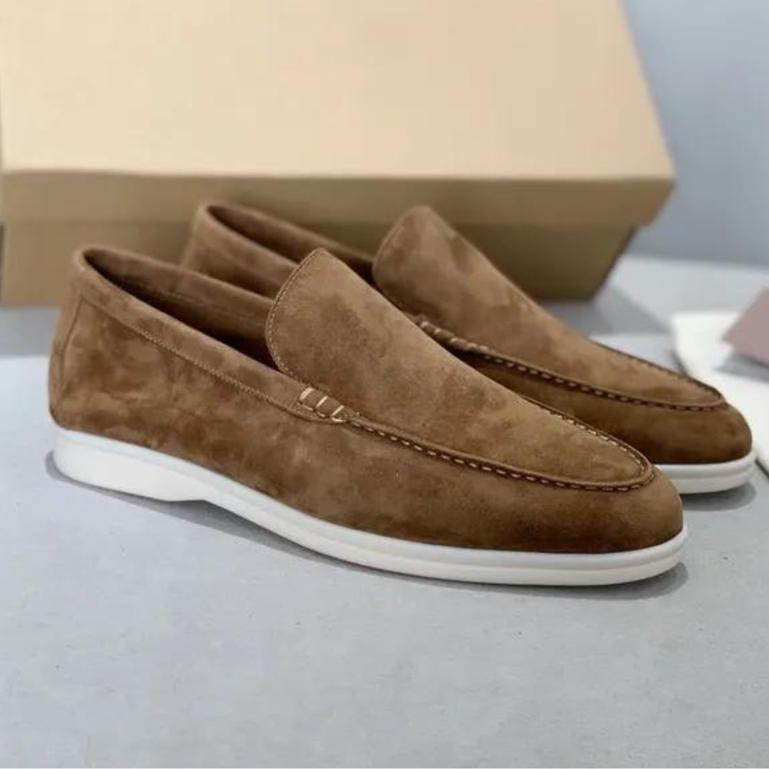 Heren Instaploafers - Mocassinneus met Witte Zool