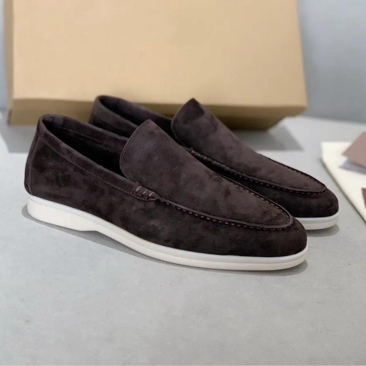 Heren Instaploafers - Mocassinneus met Witte Zool