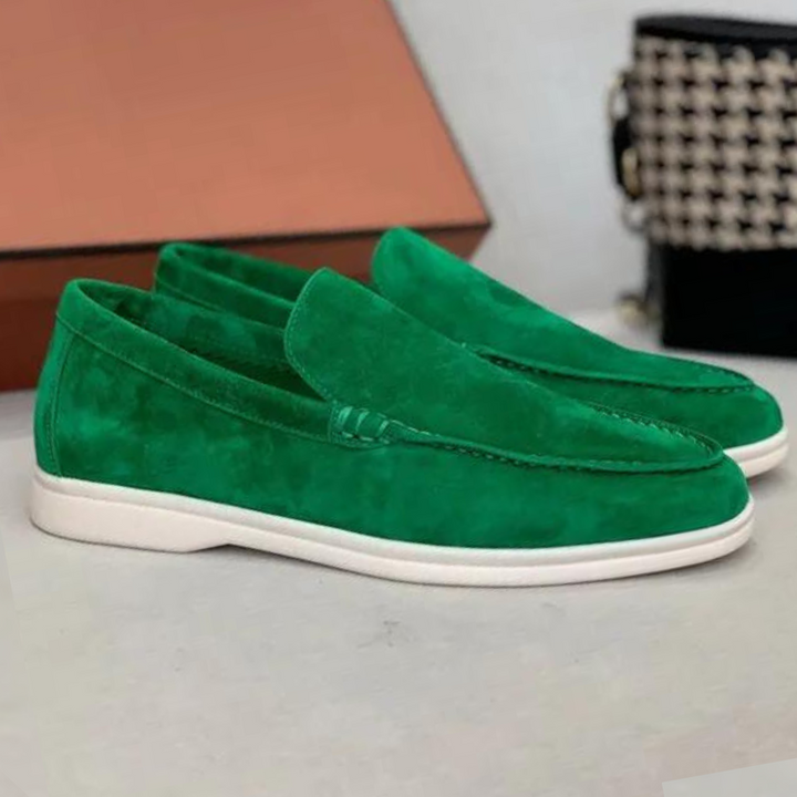 Heren Instaploafers - Mocassinneus met Witte Zool
