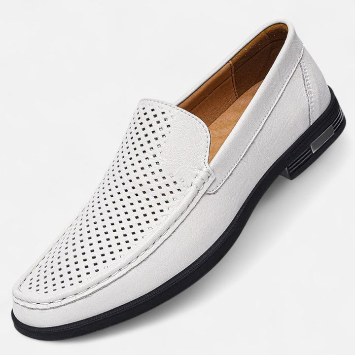 Heren Instappers Loafers - Geperforeerde Wreef Mocassin Neus