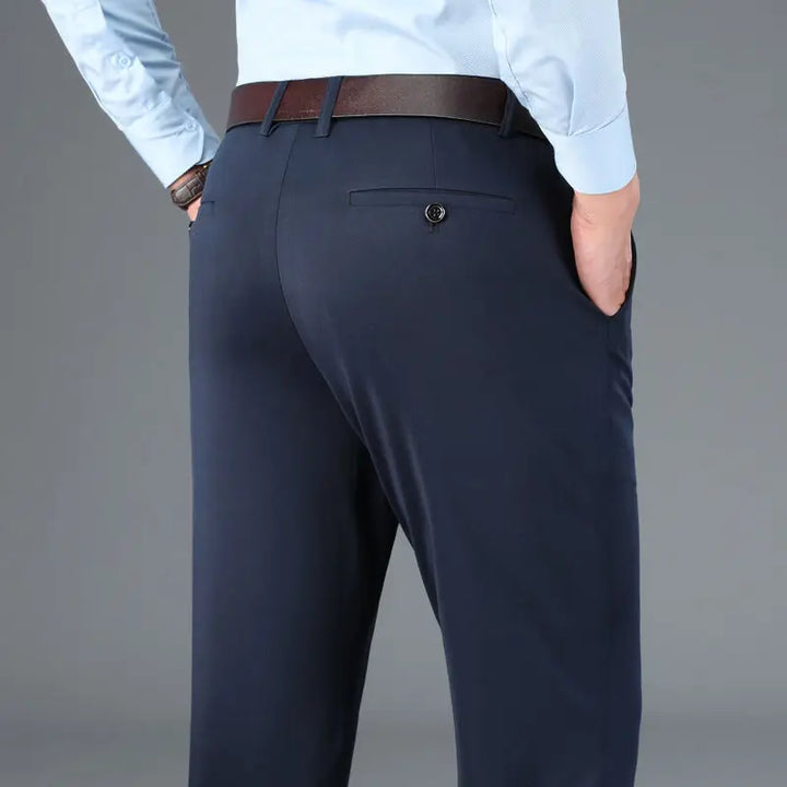 Heren Nette Broek met Rechte Pijpen - Riemlussen