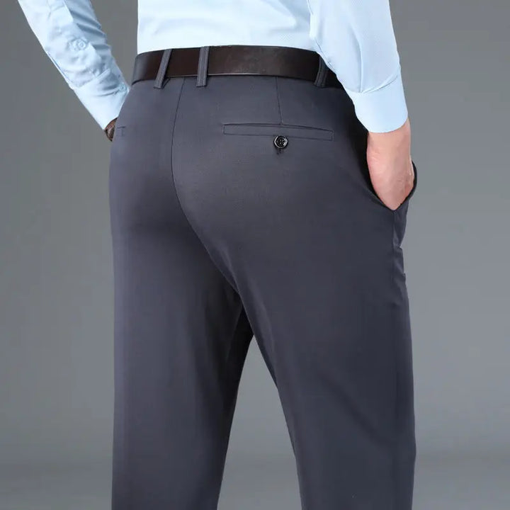 Heren Nette Broek met Rechte Pijpen - Riemlussen