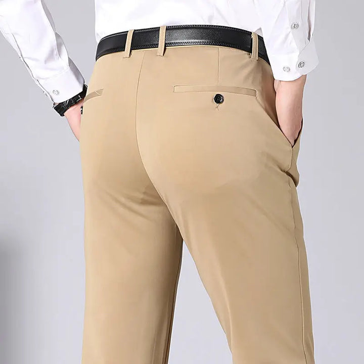 Heren Nette Broek met Rechte Pijpen - Riemlussen