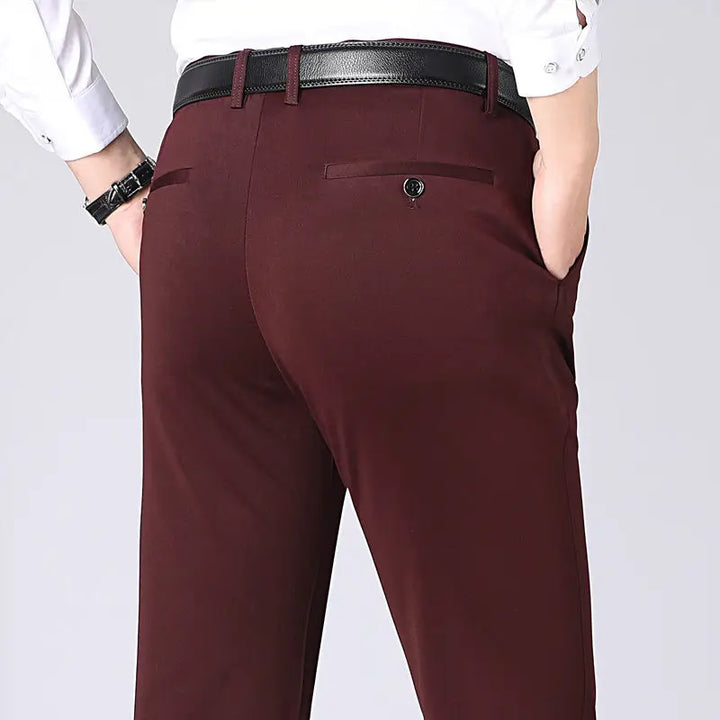 Heren Nette Broek met Rechte Pijpen - Riemlussen