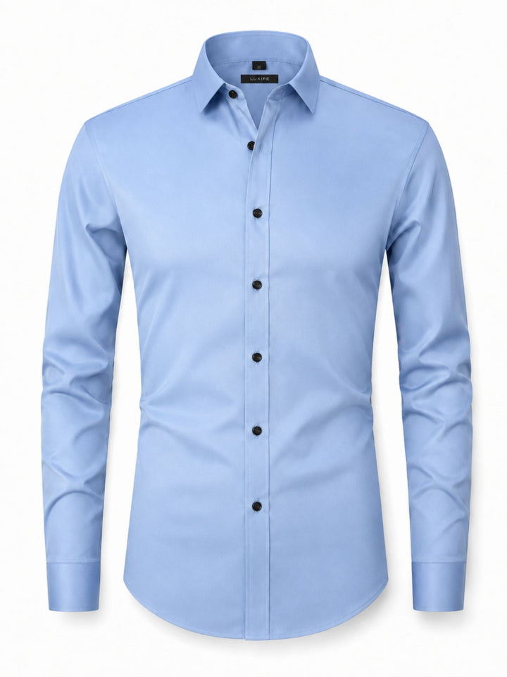 Heren Overhemd met Lange Mouwen - Puntkraag