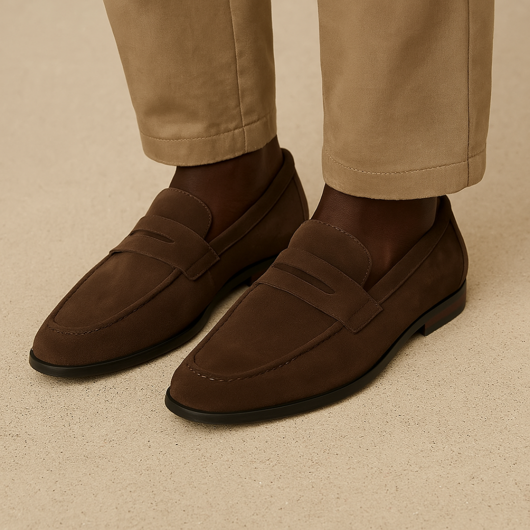 Heren Penny Loafers - Instappers met Mocassinneus