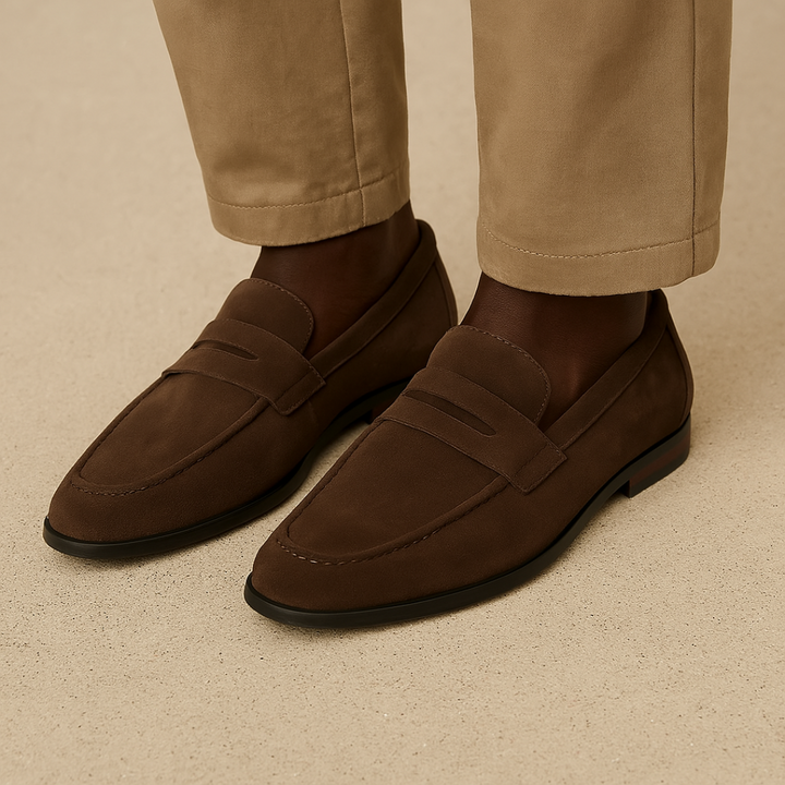 Heren Penny Loafers - Instappers met Mocassinneus