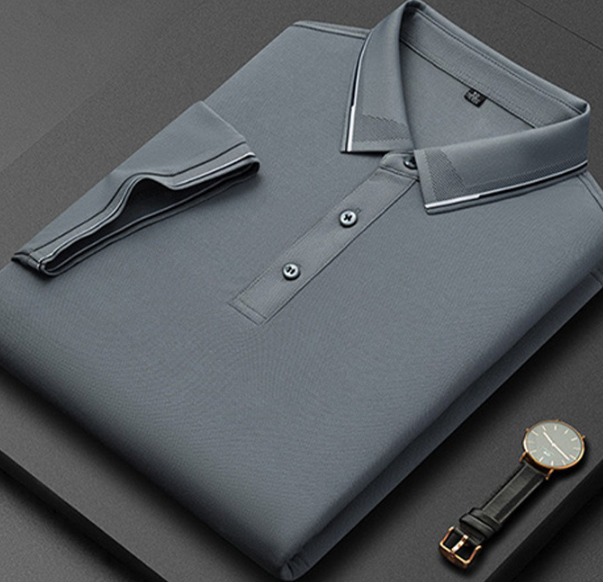 Heren Poloshirt met Korte Mouwen - Knoopsluiting
