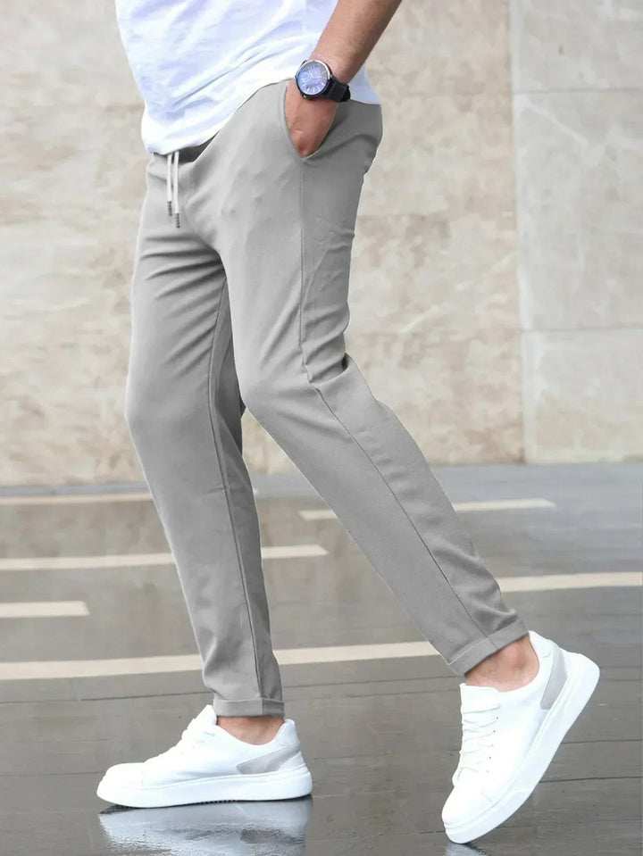 Heren Slim Fit Broek - Taille met Trekkoord