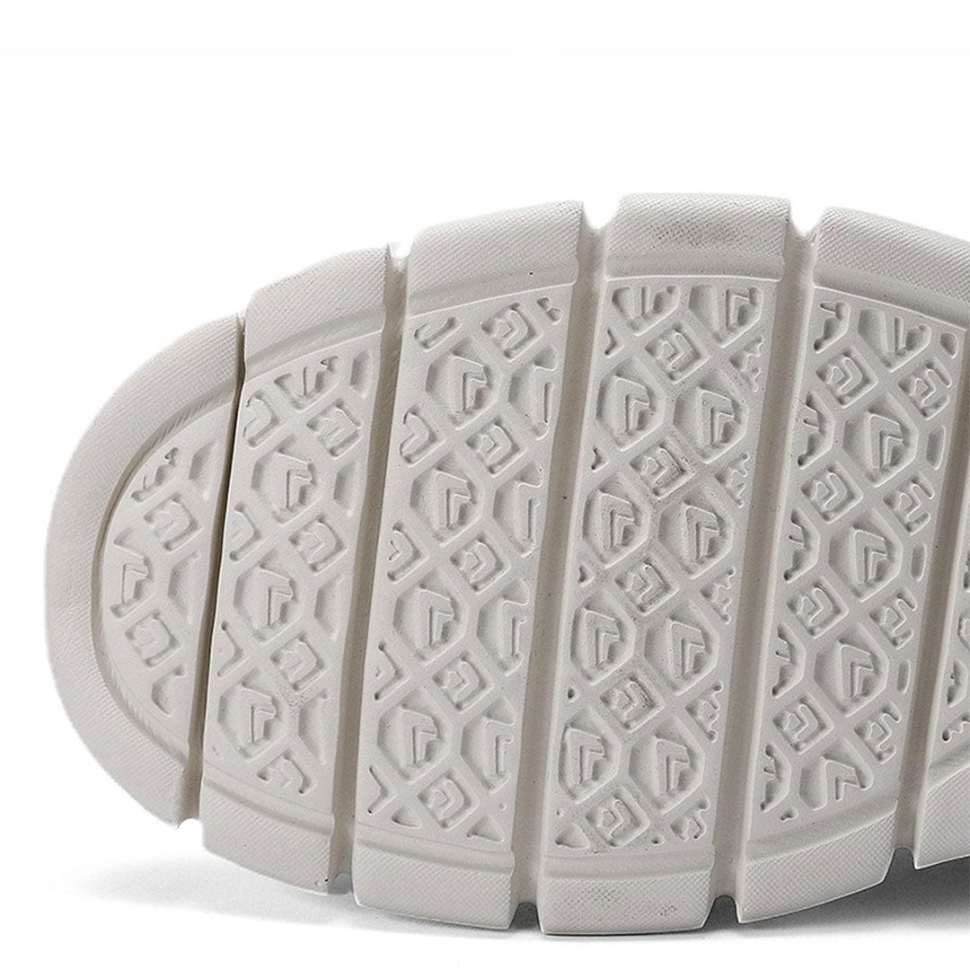 Heren Sneakers - Lage Sneakers met Vetersluiting en Gesegmenteerde Zool