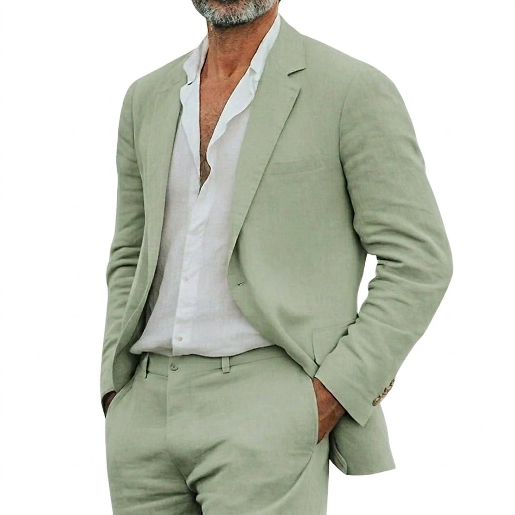 Heren Tweedelig Pak - Enkelrijige Blazer en Pantalon