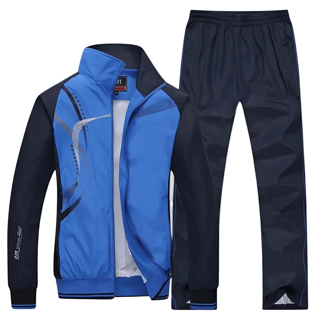 Heren Tweedelig Trainingspak - Jas met Ritssluiting en Trainingsbroek