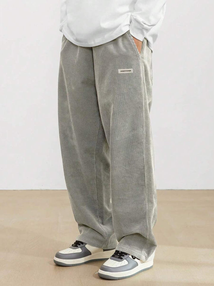 Heren Wijde Broek - Baggy Broek met Volledige Lengte