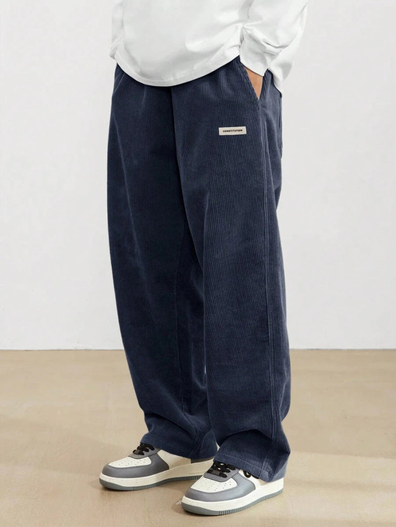 Heren Wijde Broek - Baggy Broek met Volledige Lengte