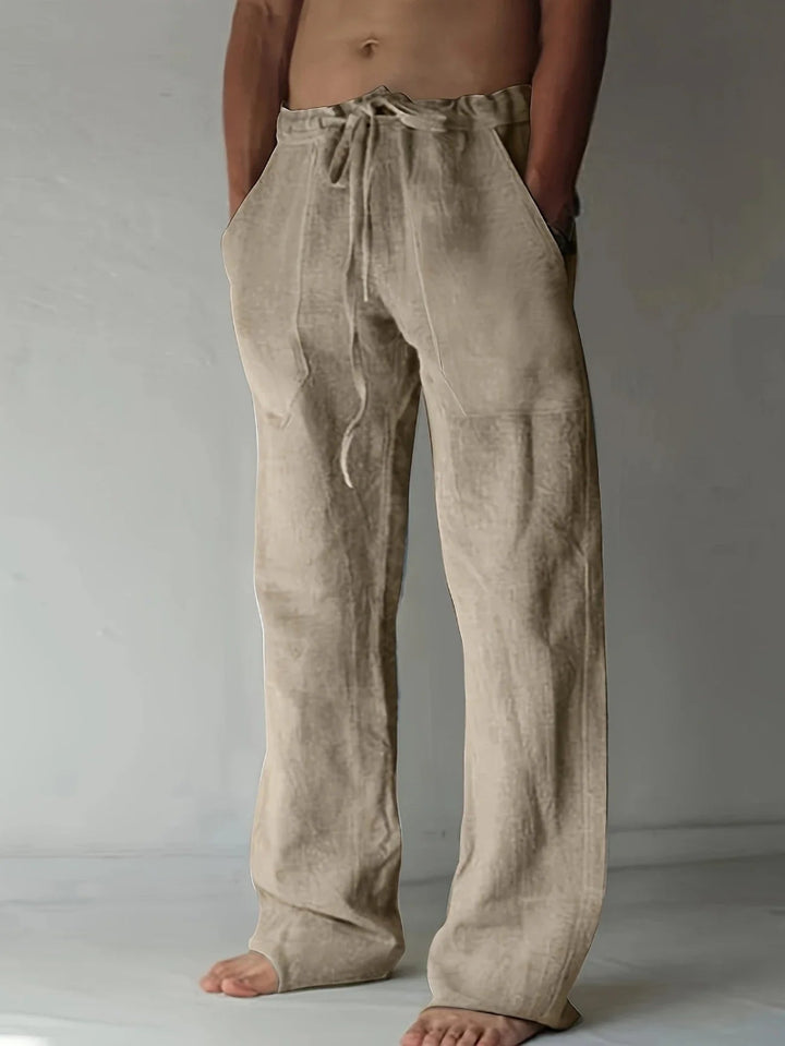 Heren Wijde Broek - Taille met Trekkoord