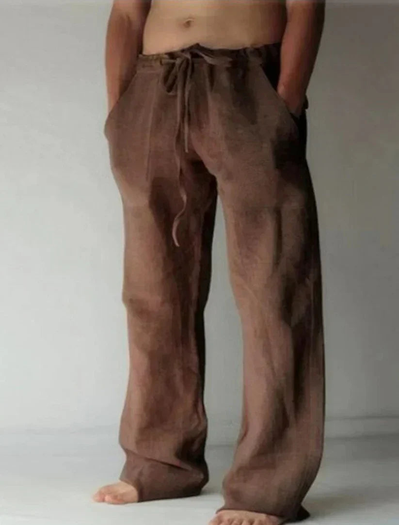 Heren Wijde Broek - Taille met Trekkoord