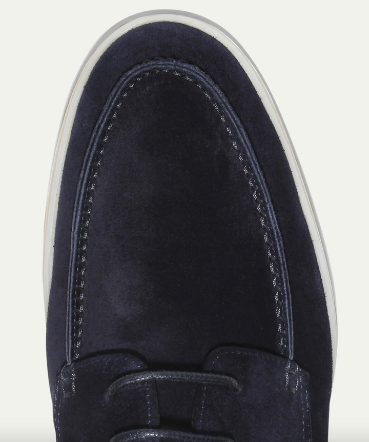 Mocassins met Veters en Witte Zool