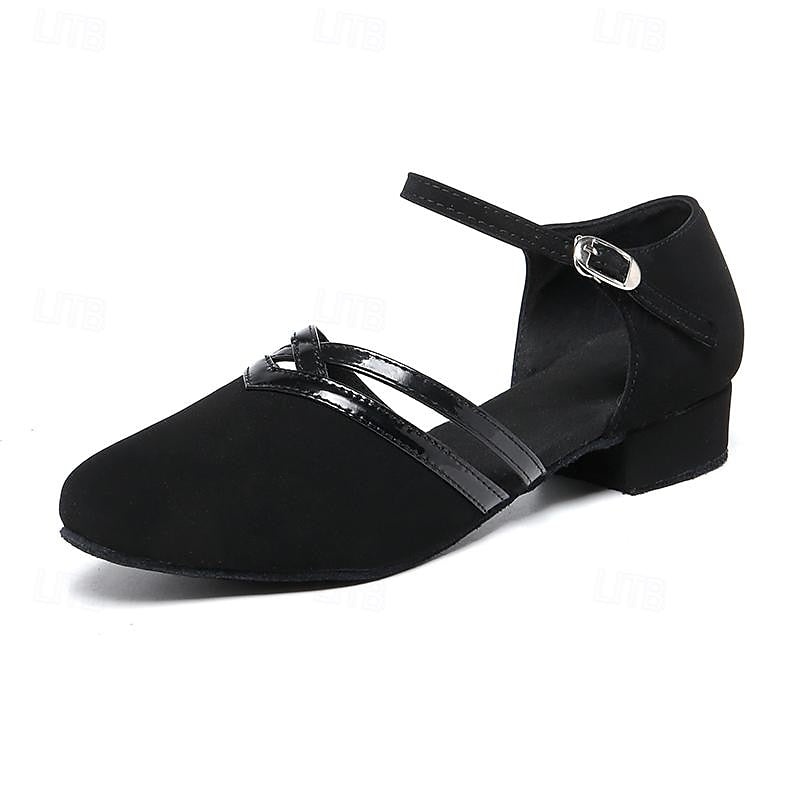 Sandalen met bandjes en lage hak
