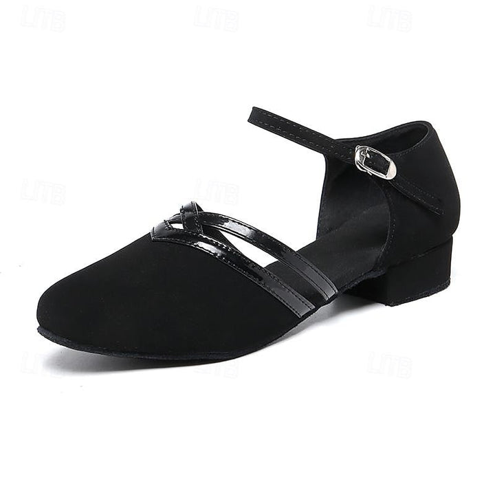 Sandalen met bandjes en lage hak