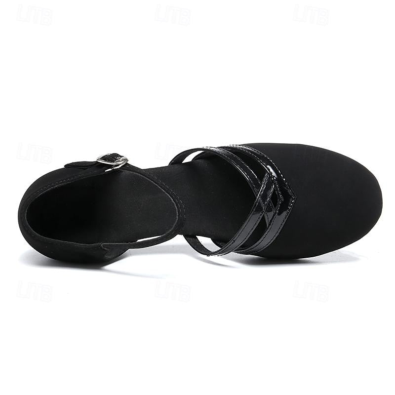 Sandalen met bandjes en lage hak