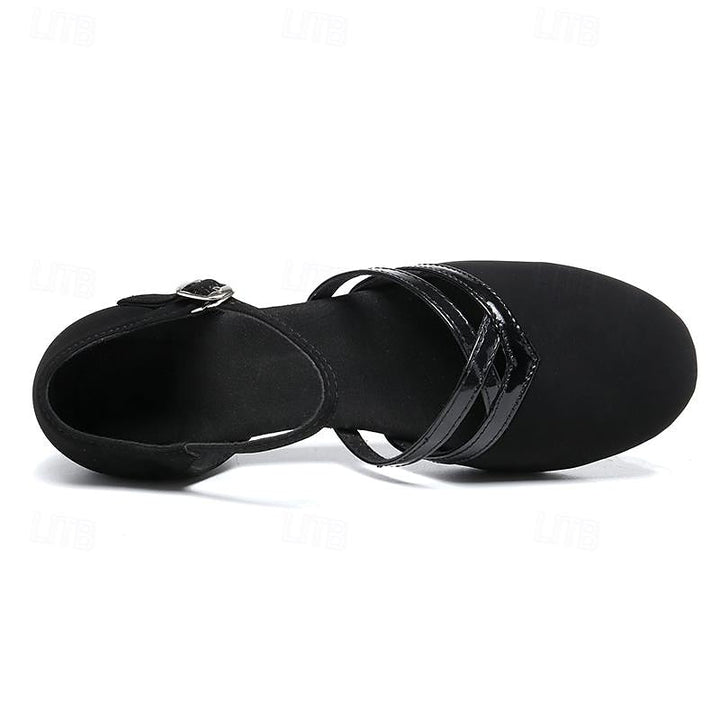 Sandalen met bandjes en lage hak