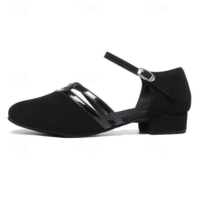 Sandalen met bandjes en lage hak