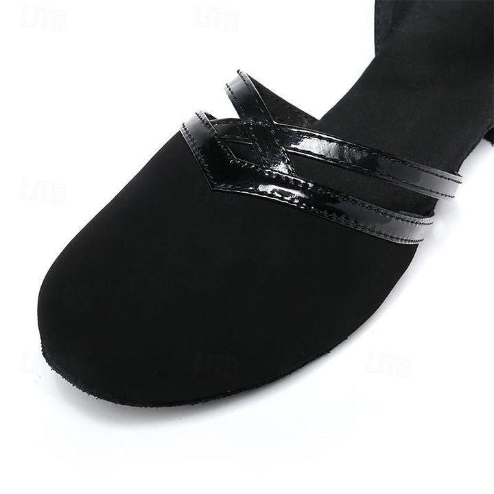 Sandalen met bandjes en lage hak