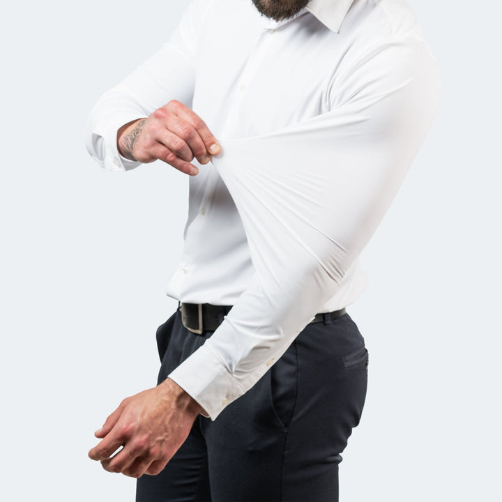 Slim Fit Overhemd met Lange Mouwen en Knoopsluiting