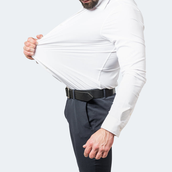 Slim Fit Overhemd met Lange Mouwen en Knoopsluiting