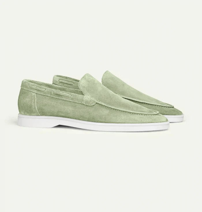 Stijlvolle Heren Loafers - Suède Instappers met Flexibele Zool