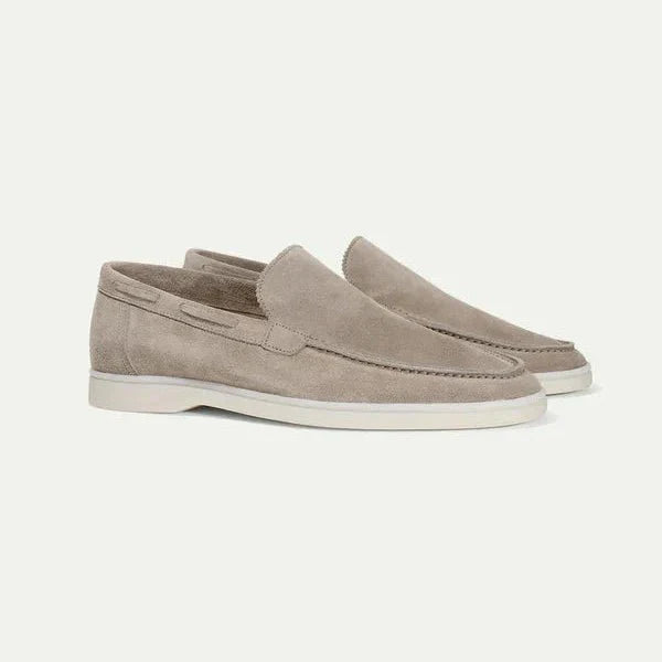 Stijlvolle Heren Loafers - Suède Instappers met Flexibele Zool