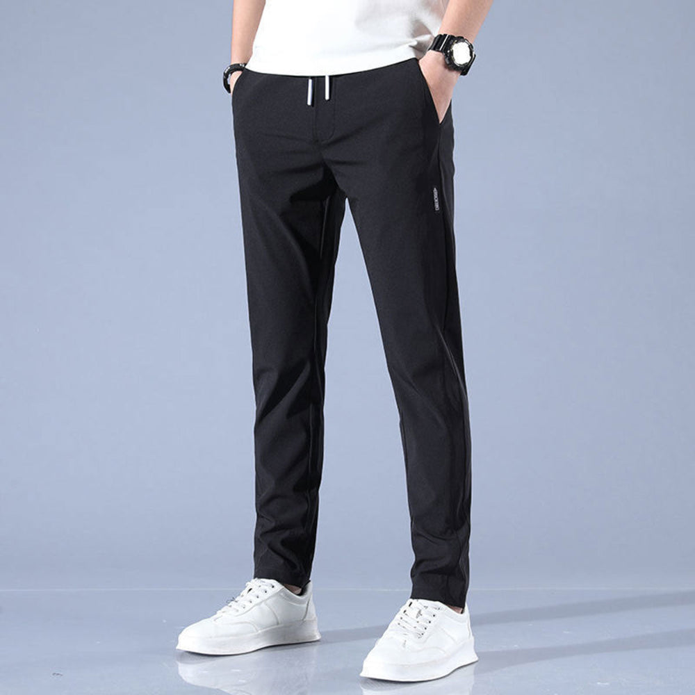 Stijlvolle Heren Pantalon - Trekkoord en Elastische tailleband