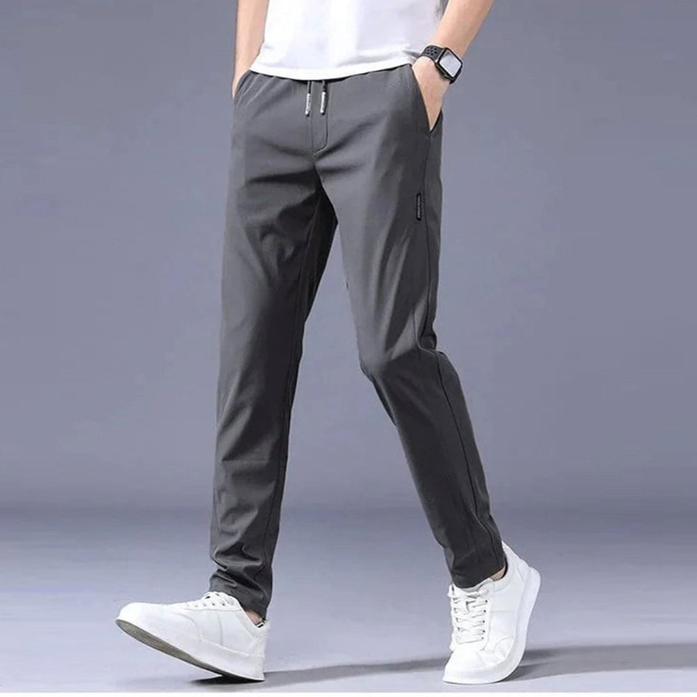 Stijlvolle Heren Pantalon - Trekkoord en Elastische tailleband