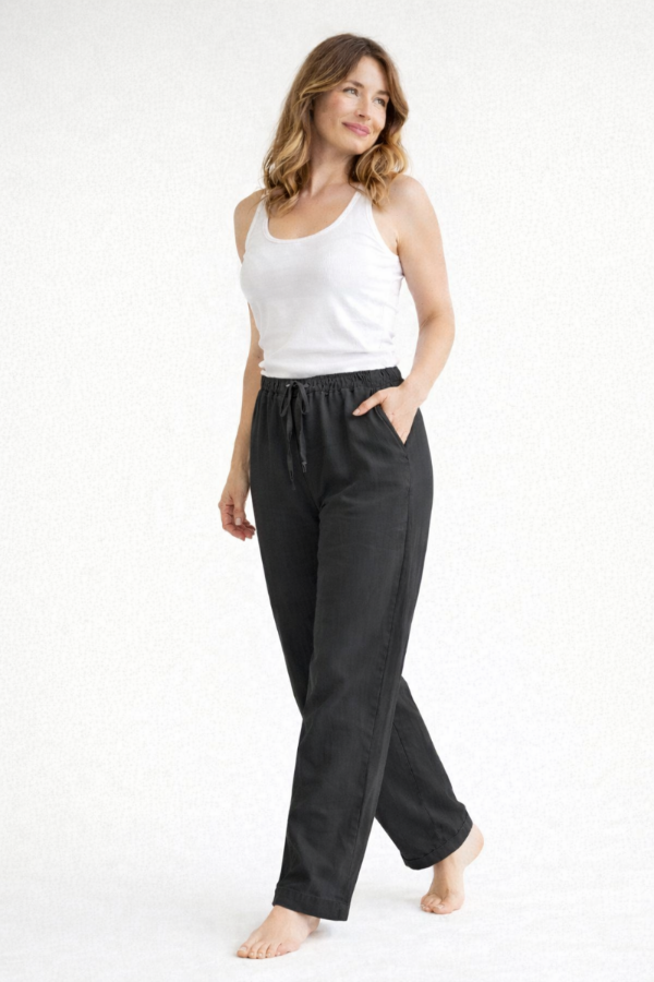 Zomerse Dames Broek met Elastische Taille en Trekkoord